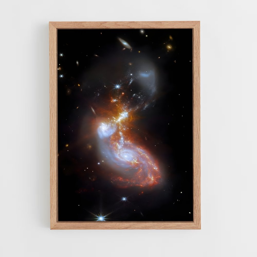 Poster Galaxie Éclatante – affiche Astronomie (vue 4)